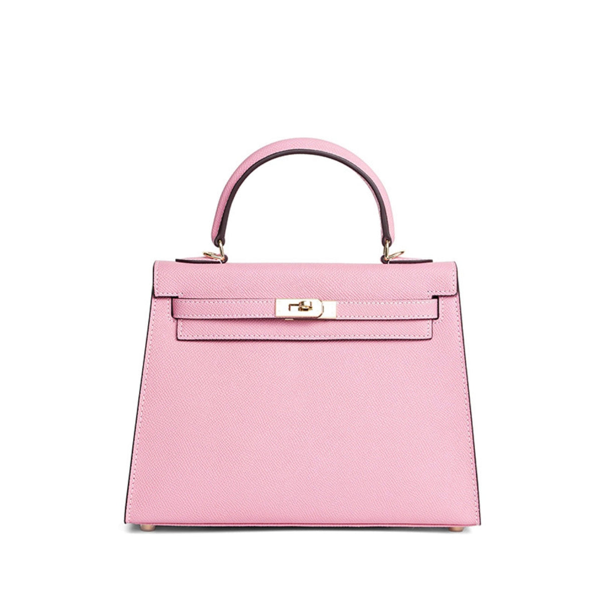 Sac MIYA en cuir rose pâle