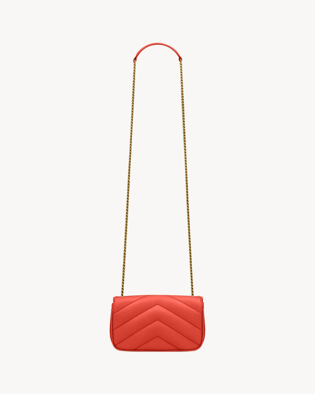 LOULOU MINI IN LAMBSKIN - CELOSIA ORANGE