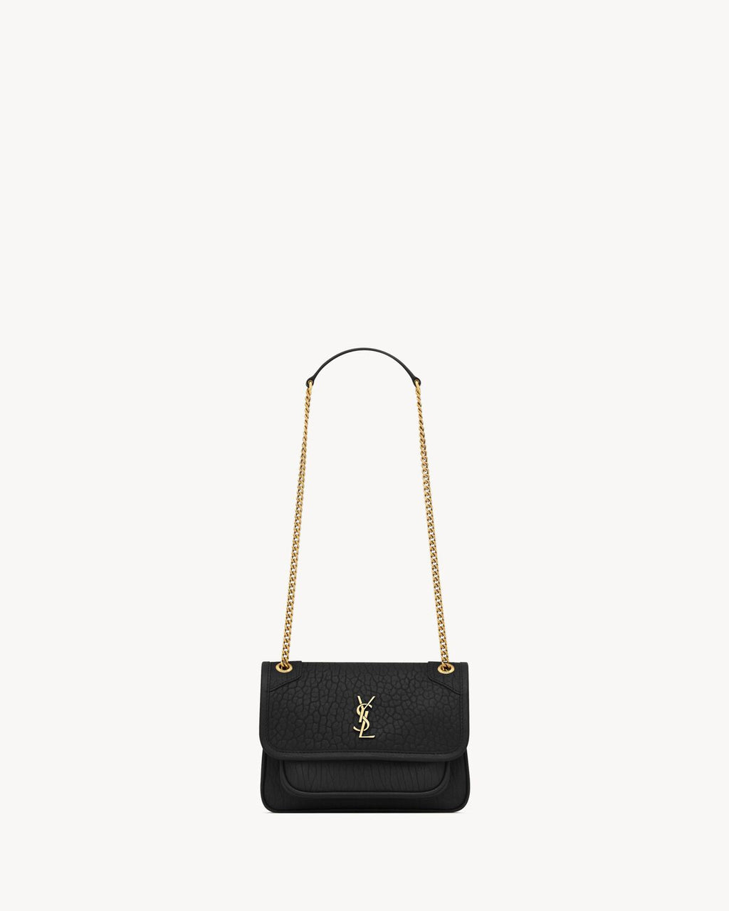 NIKI MINI IN GRAINED LAMBSKIN - BLACK