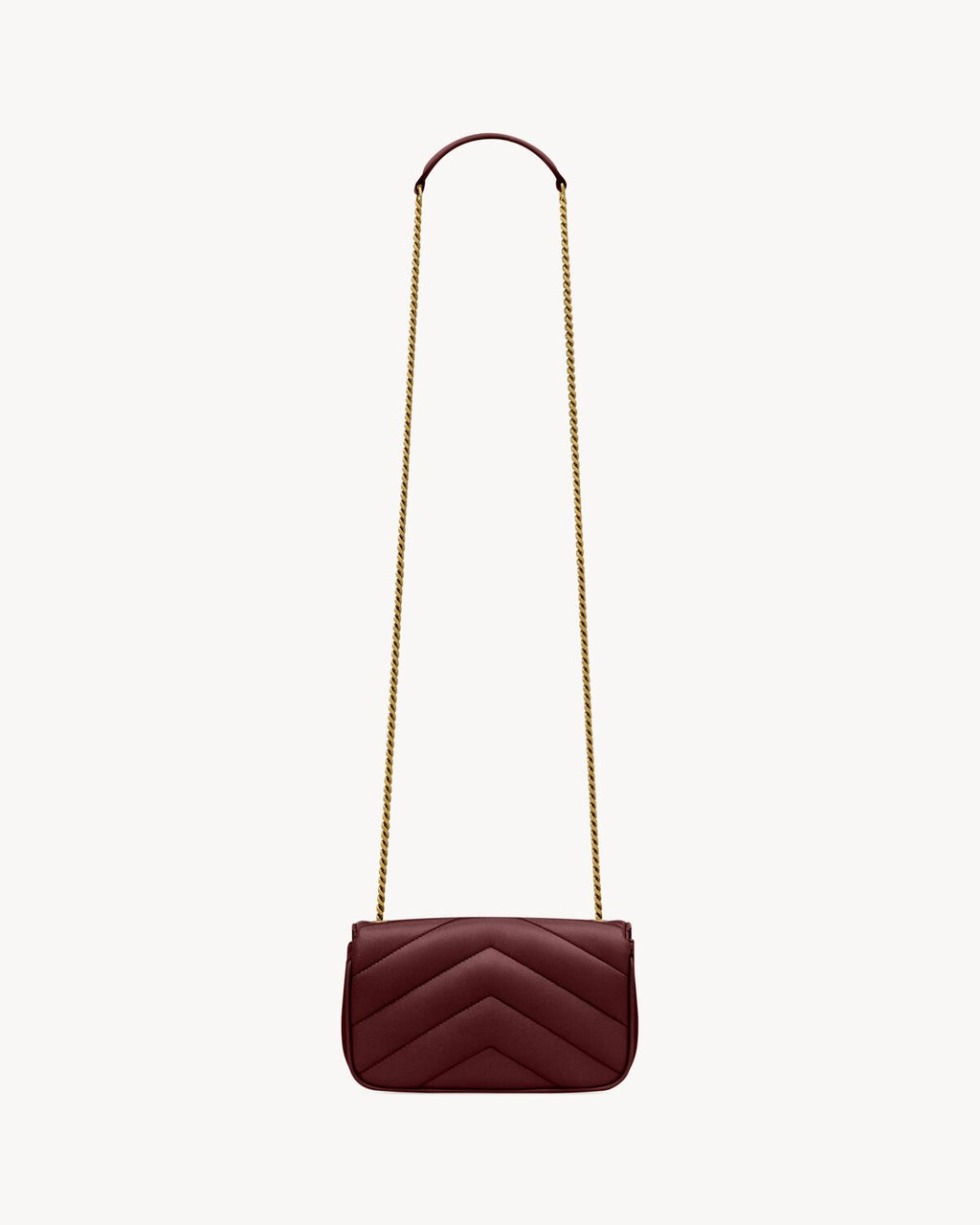 LOULOU MINI IN LAMBSKIN - ROUGE CABERNET