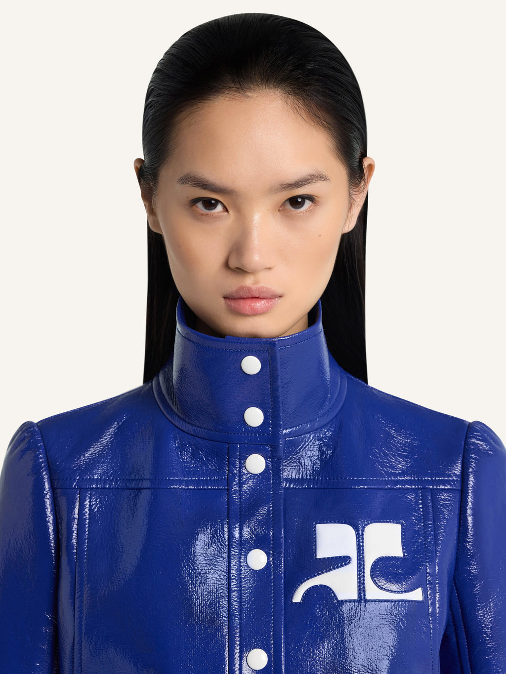 Veste réédition en vinyle - Bleu minéral - Bleu minéral