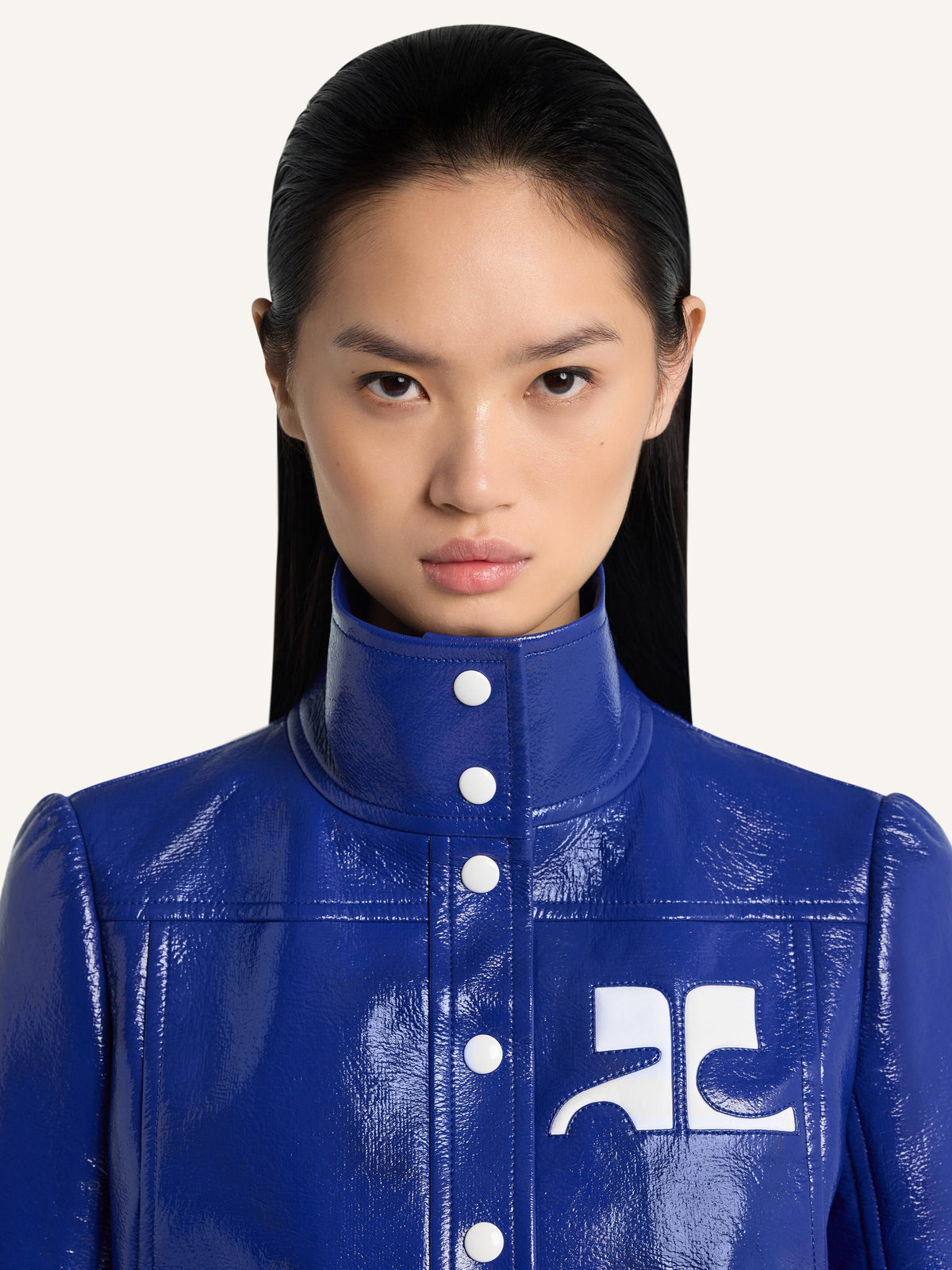 Veste réédition en vinyle - Bleu minéral - Bleu minéral