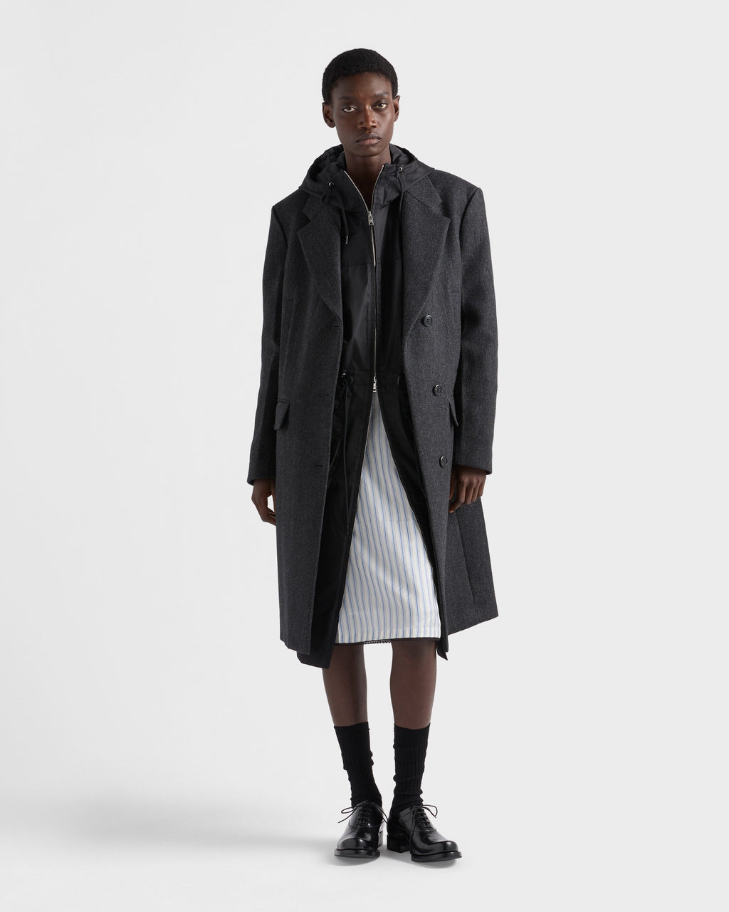 Veste imperméable en Re-Nylon - Noir