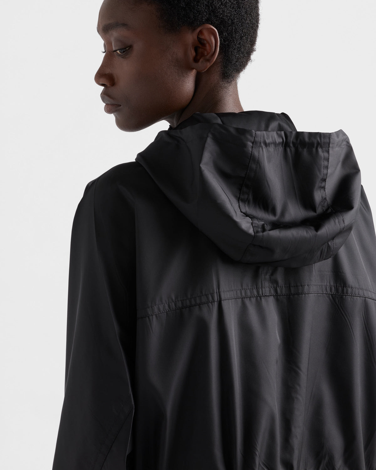 Veste imperméable en Re-Nylon - Noir