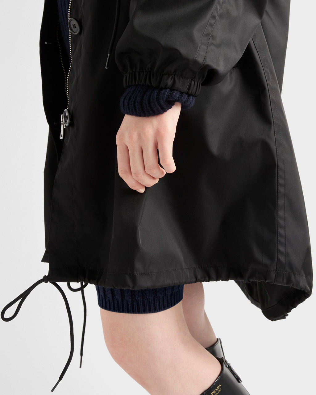 Imperméable en Re-Nylon - Noir