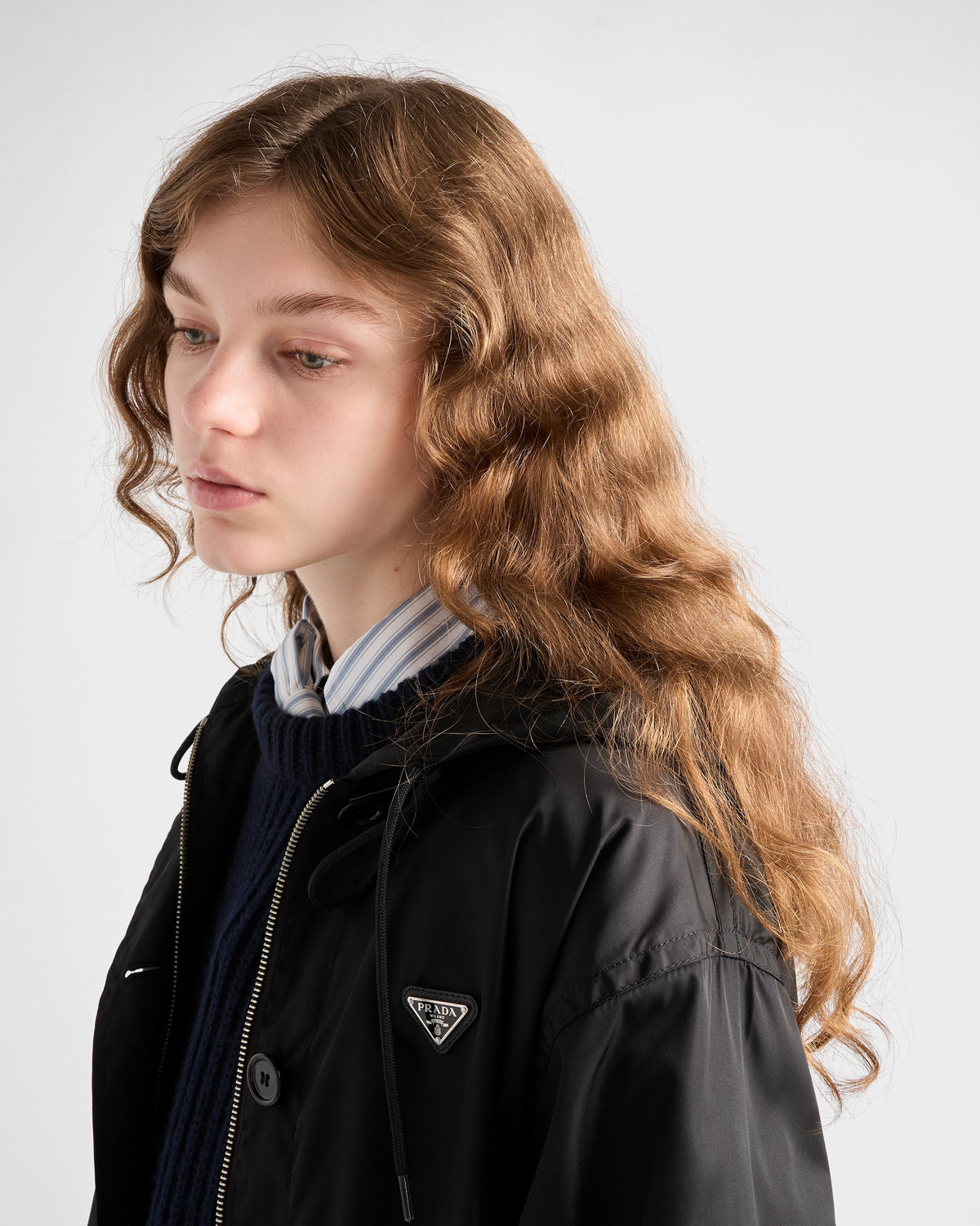 Imperméable en Re-Nylon - Noir