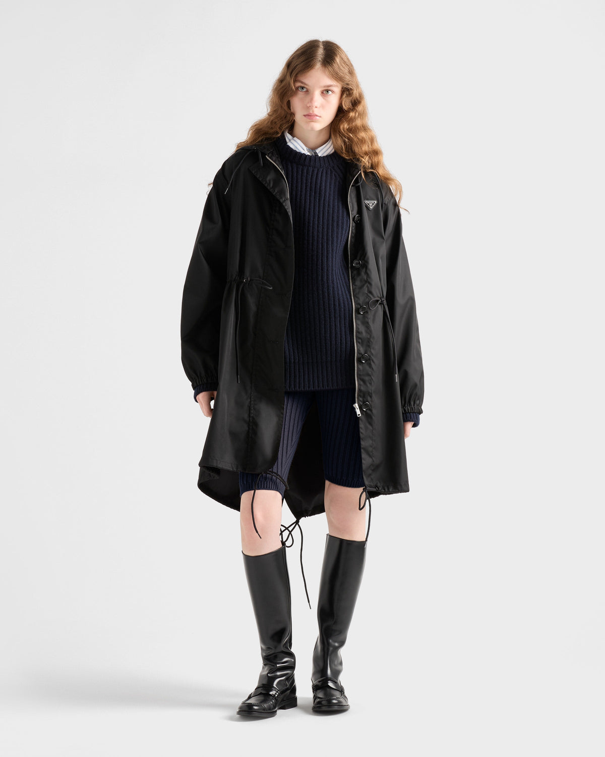Imperméable en Re-Nylon - Noir