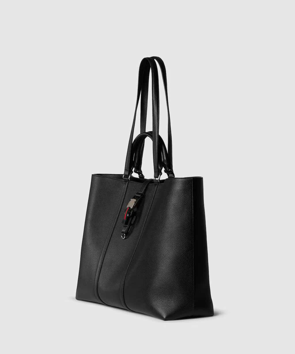 Maxi Tote with Web Stripe