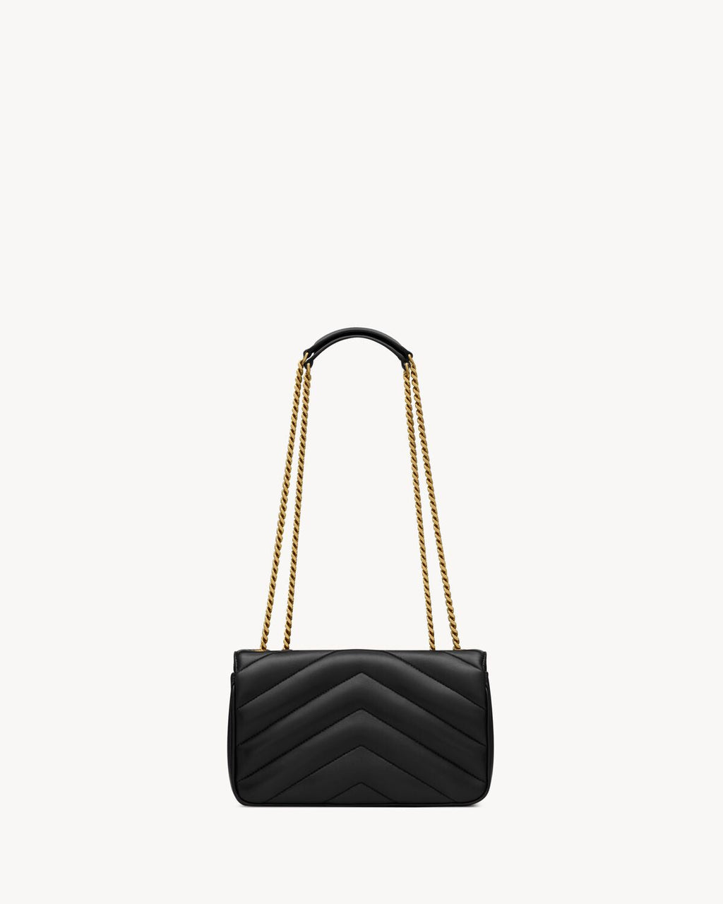 LOULOU SMALL IN QUILTED LEATHER - BLACK
