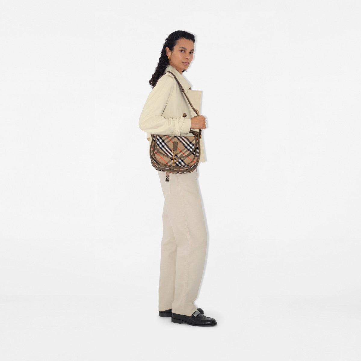 Small B Clip Messenger Bag