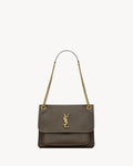 NIKI MEDIUM IN GRAINED LAMBSKIN - LIGHT MUSK