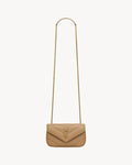 LOULOU MINI IN LAMBSKIN - NATURAL TAN