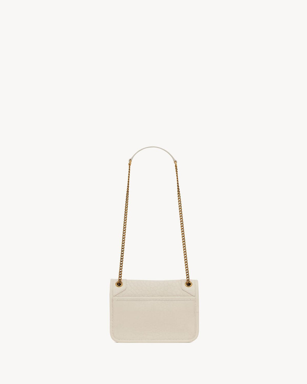 NIKI MINI IN GRAINED LAMBSKIN - WHITE