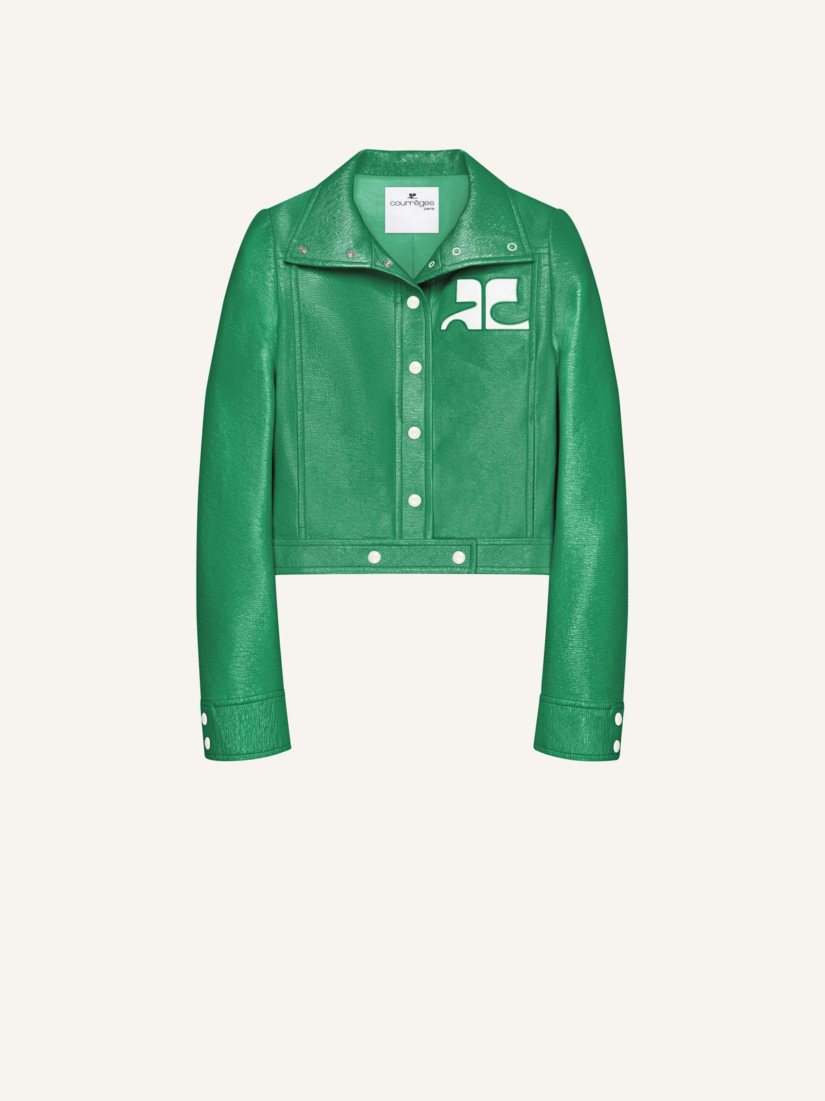 Veste réédition en vinyle - Vert