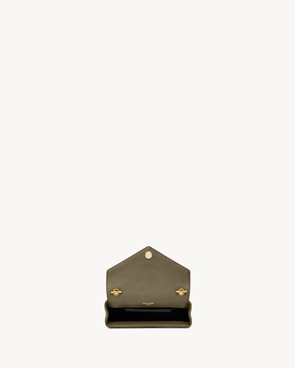 LOULOU MINI IN LAMBSKIN - LIGHT MUSK