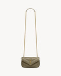 LOULOU MINI IN LAMBSKIN - LIGHT MUSK