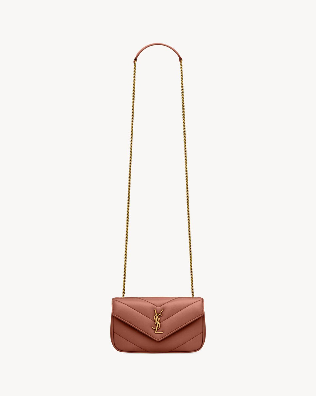 LOULOU MINI IN LAMBSKIN - HORTENSIA