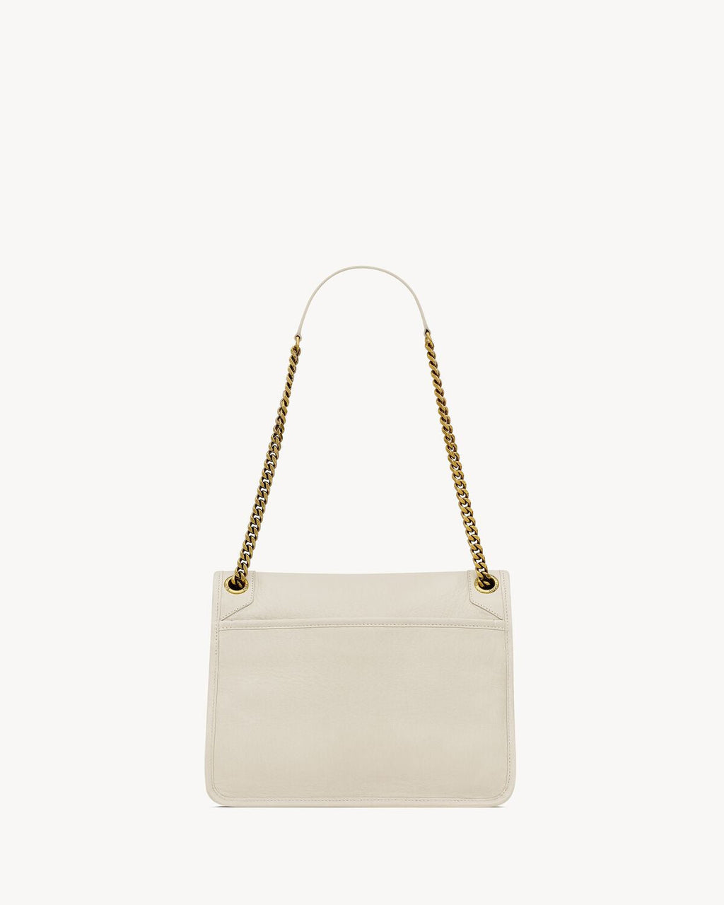 NIKI MEDIUM IN GRAINED LAMBSKIN - WHITE