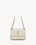 NIKI MEDIUM IN GRAINED LAMBSKIN - WHITE