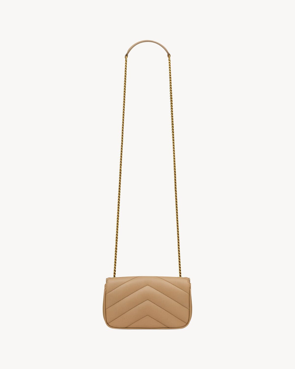 LOULOU MINI IN LAMBSKIN - NATURAL TAN