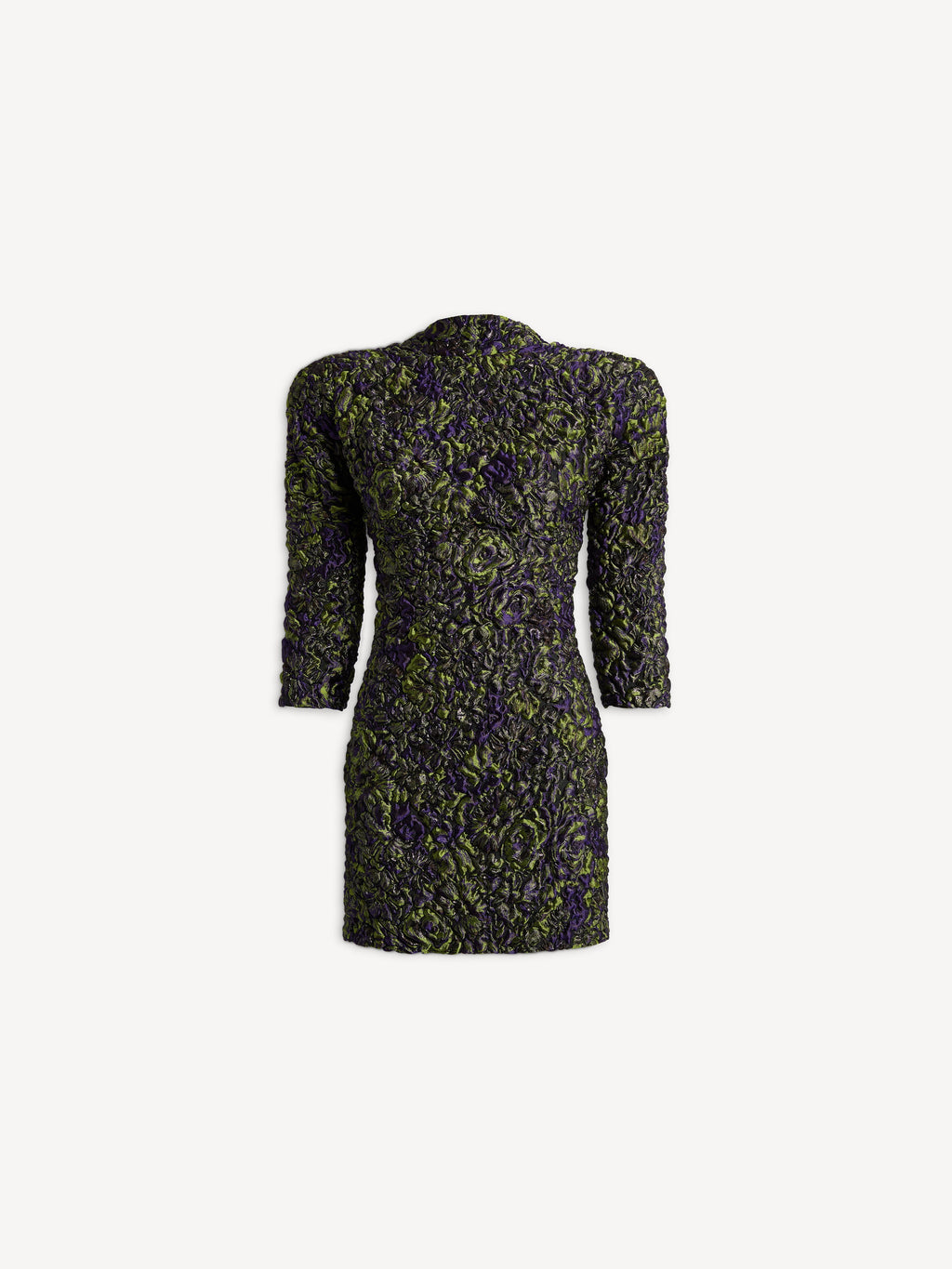 Robe en jacquard cloqué - Vert