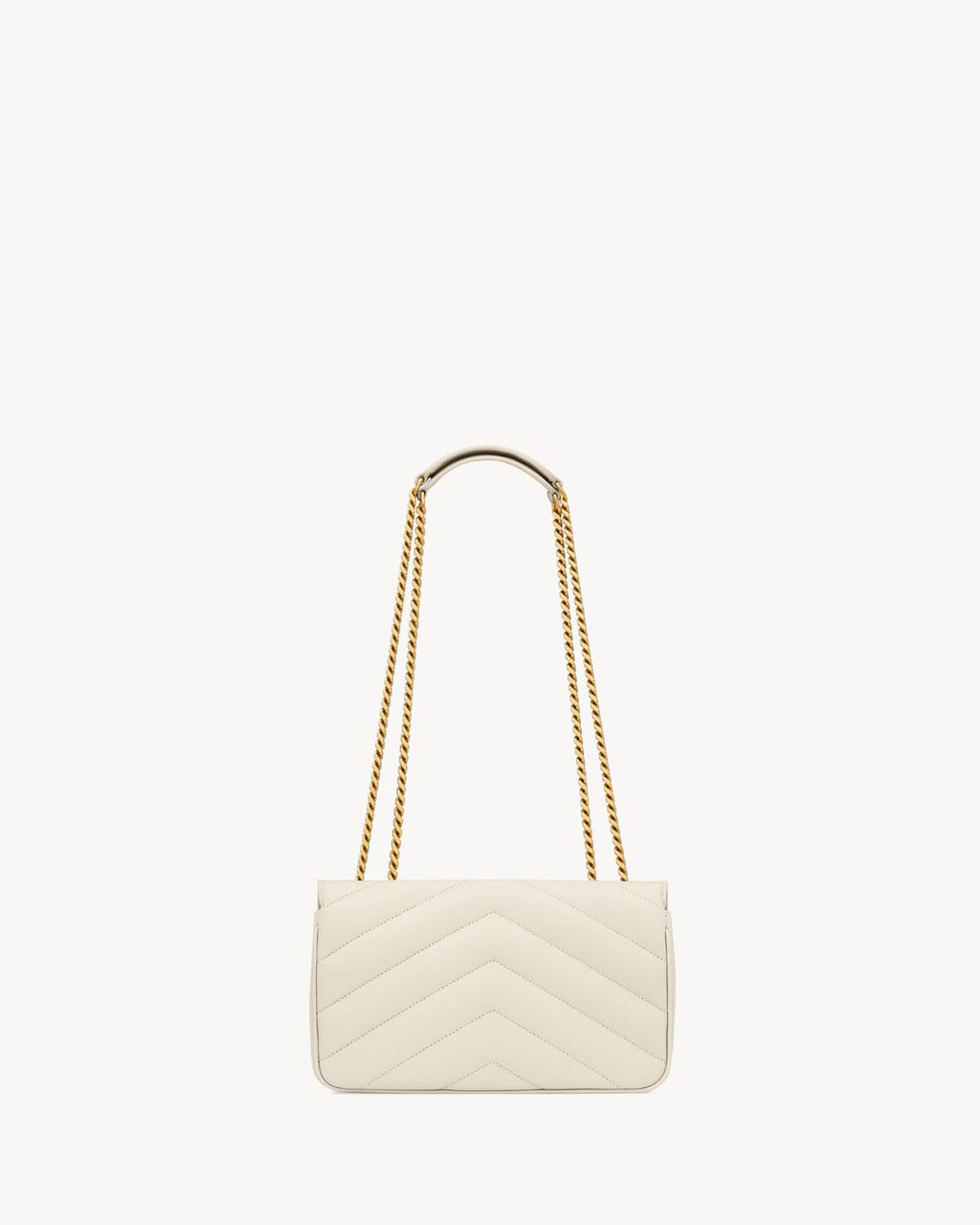 LOULOU SMALL IN QUILTED LEATHER - WHITE