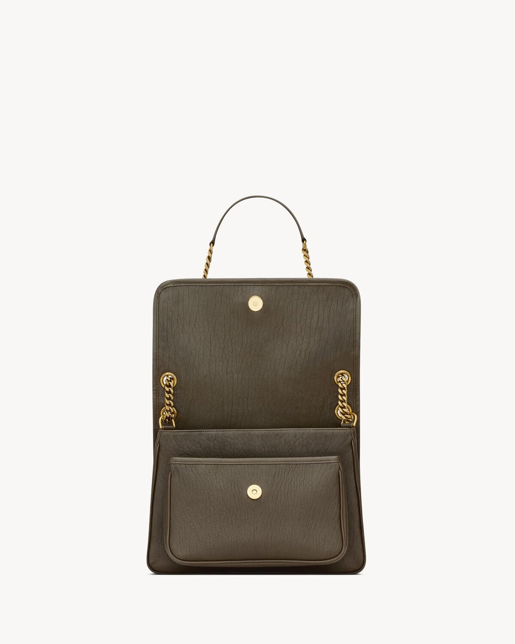 NIKI MEDIUM IN GRAINED LAMBSKIN - LIGHT MUSK