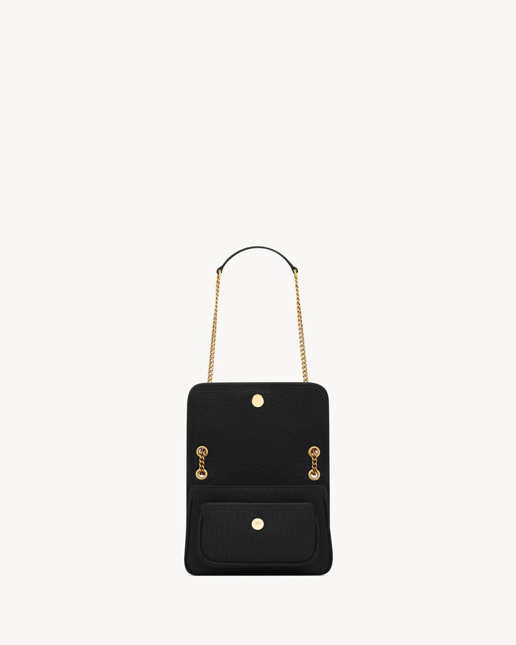 NIKI MINI IN GRAINED LAMBSKIN - BLACK