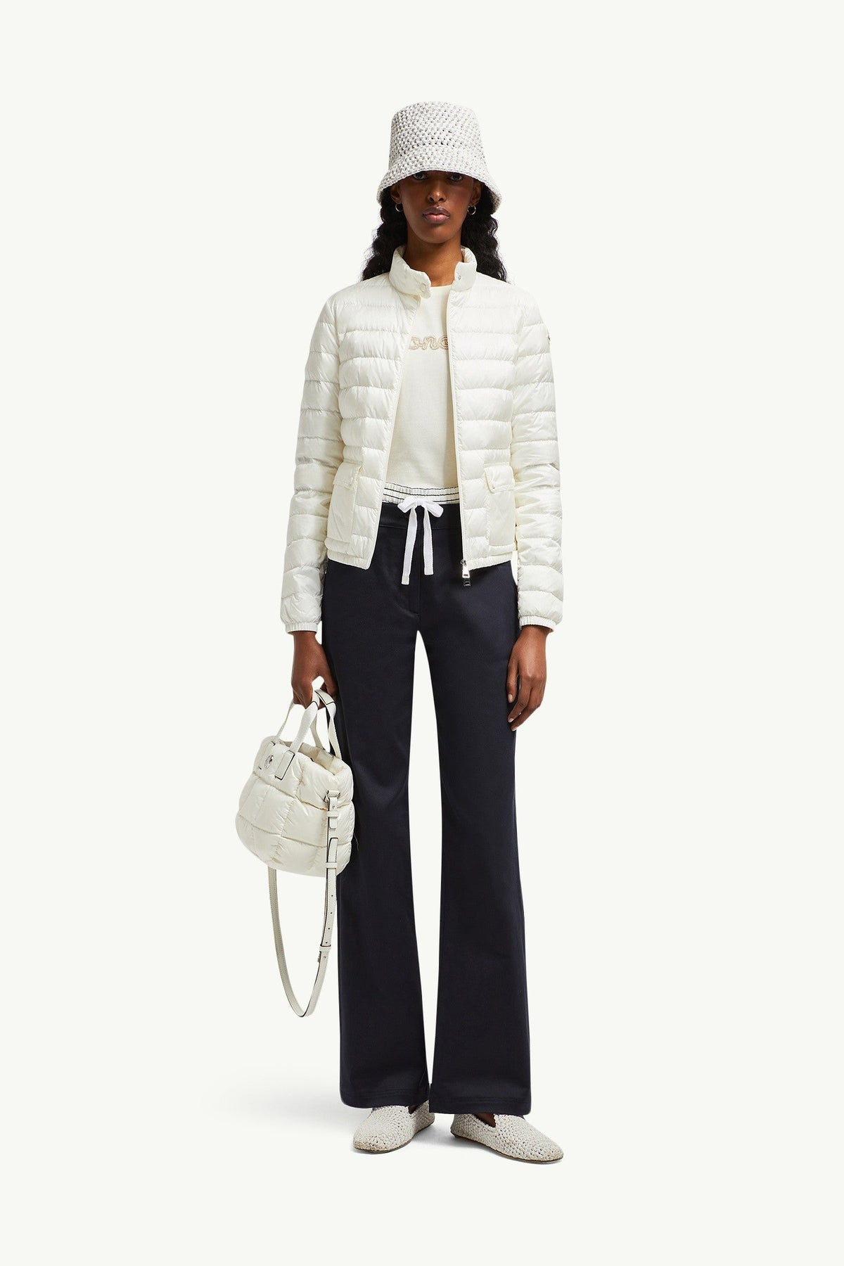 Doudoune courte Lans repliable - Blanc