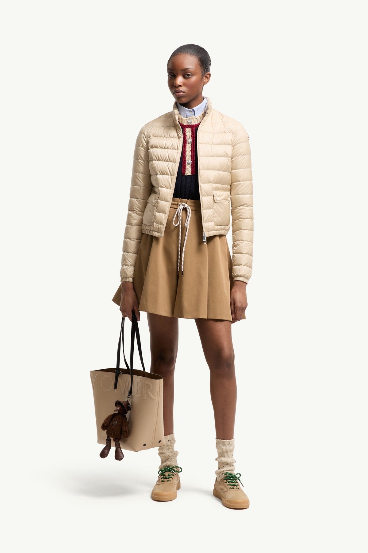 Doudoune courte Lans repliable - Beige
