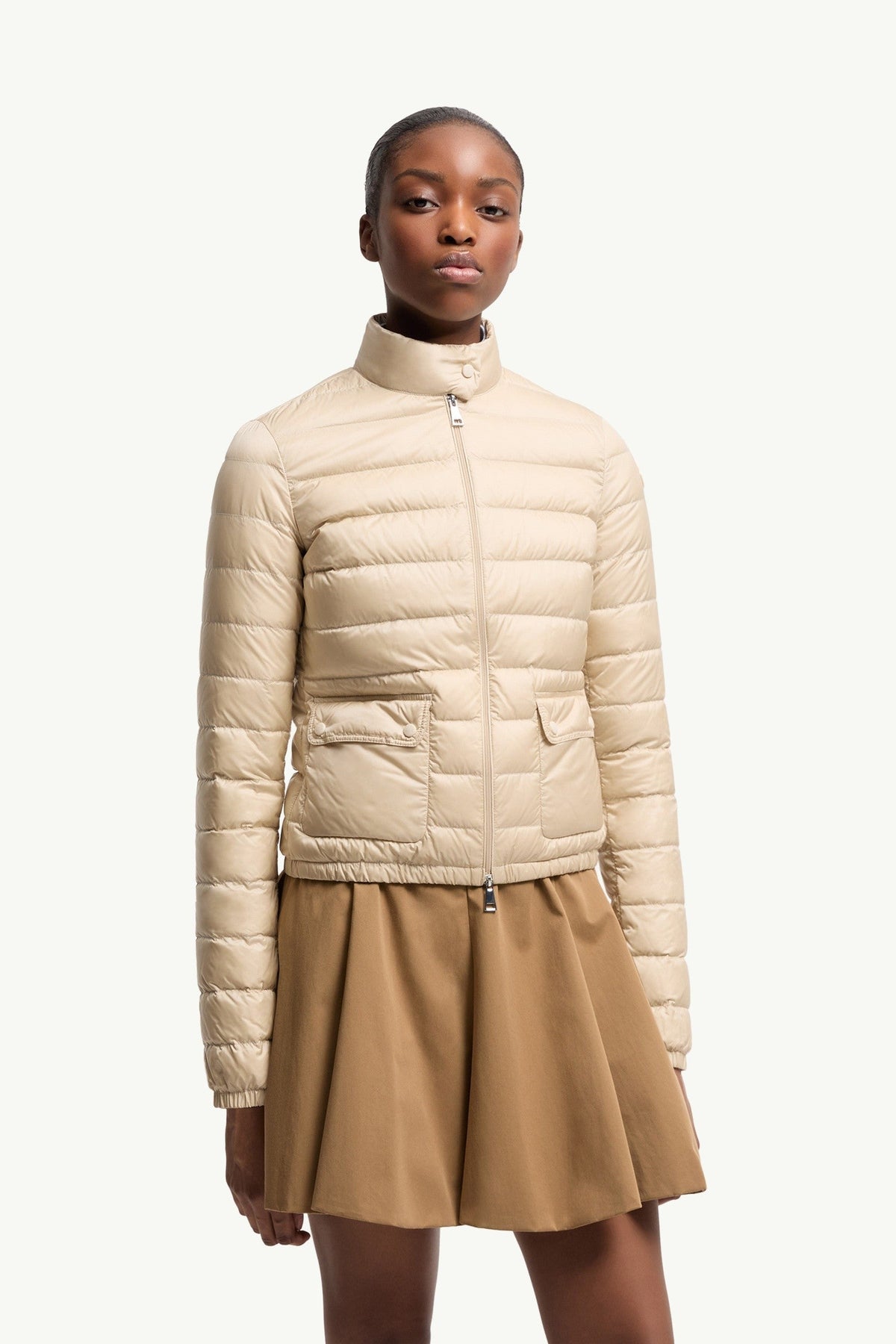 Doudoune courte Lans repliable - Beige
