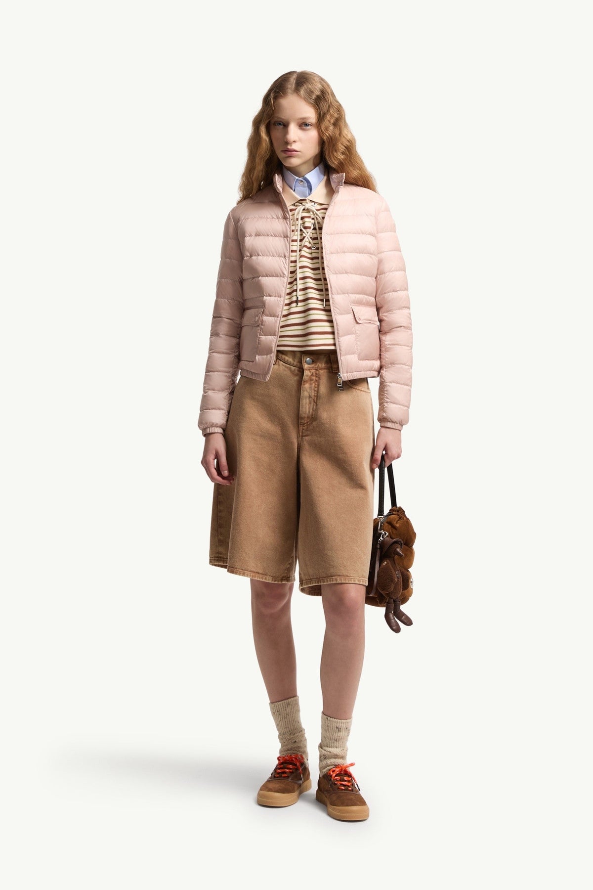Doudoune courte Lans repliable - Rose Clair