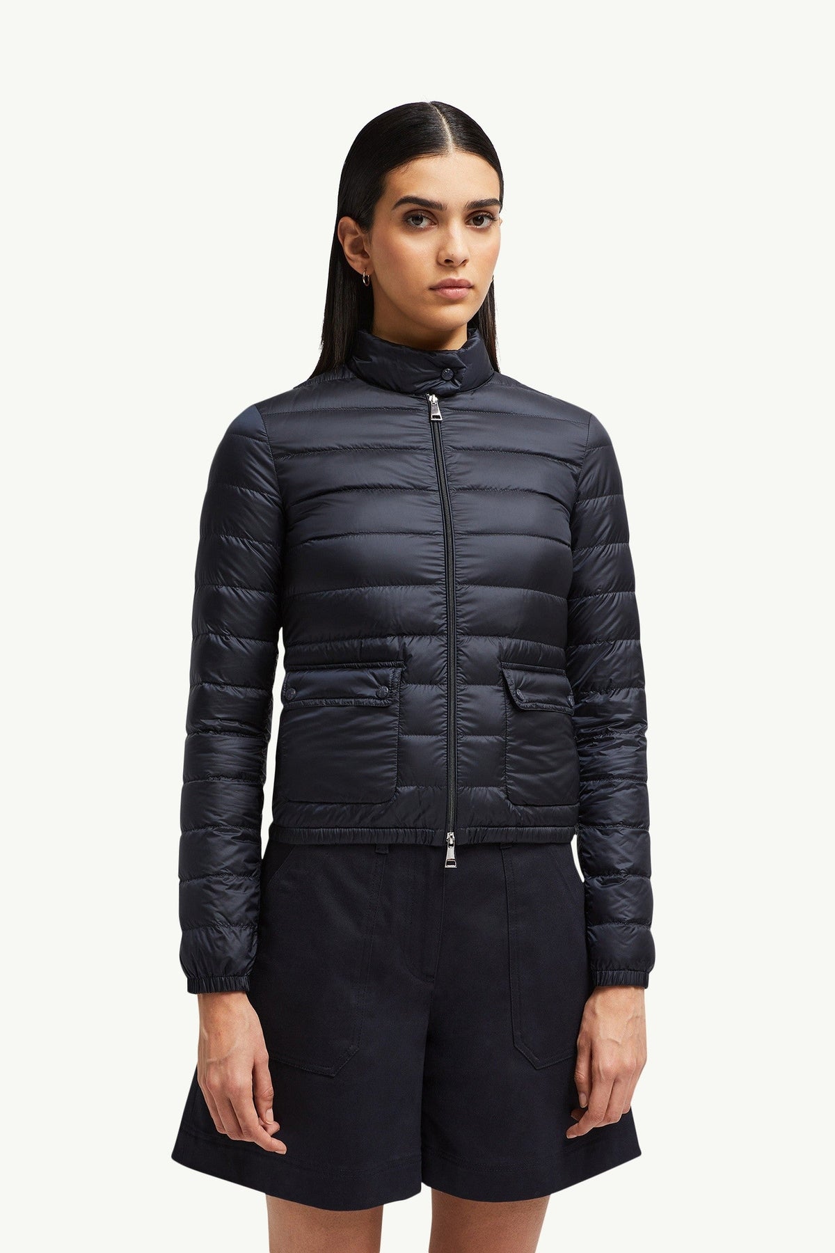 Doudoune courte Lans repliable - Bleu Nuit