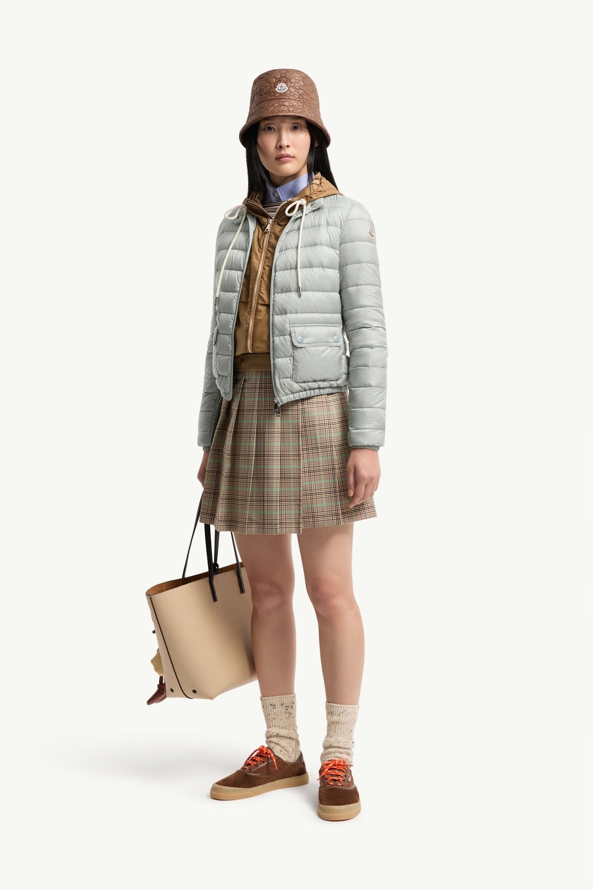 Doudoune courte Lans repliable - Gris