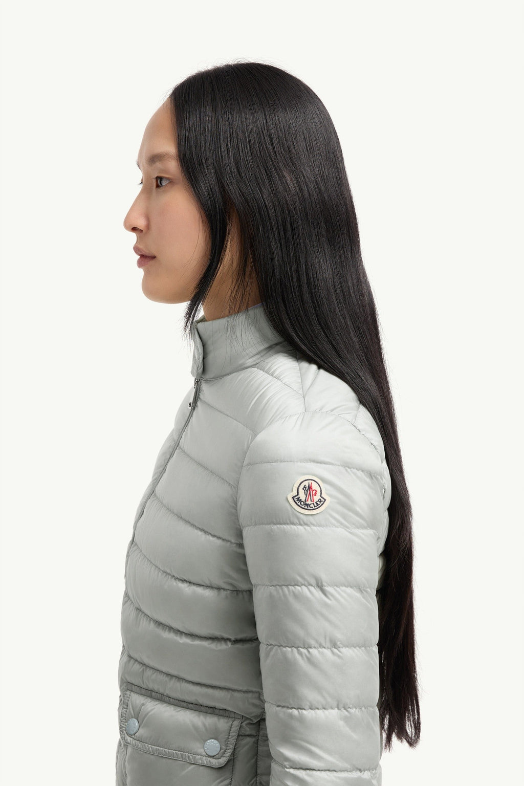 Doudoune courte Lans repliable - Gris