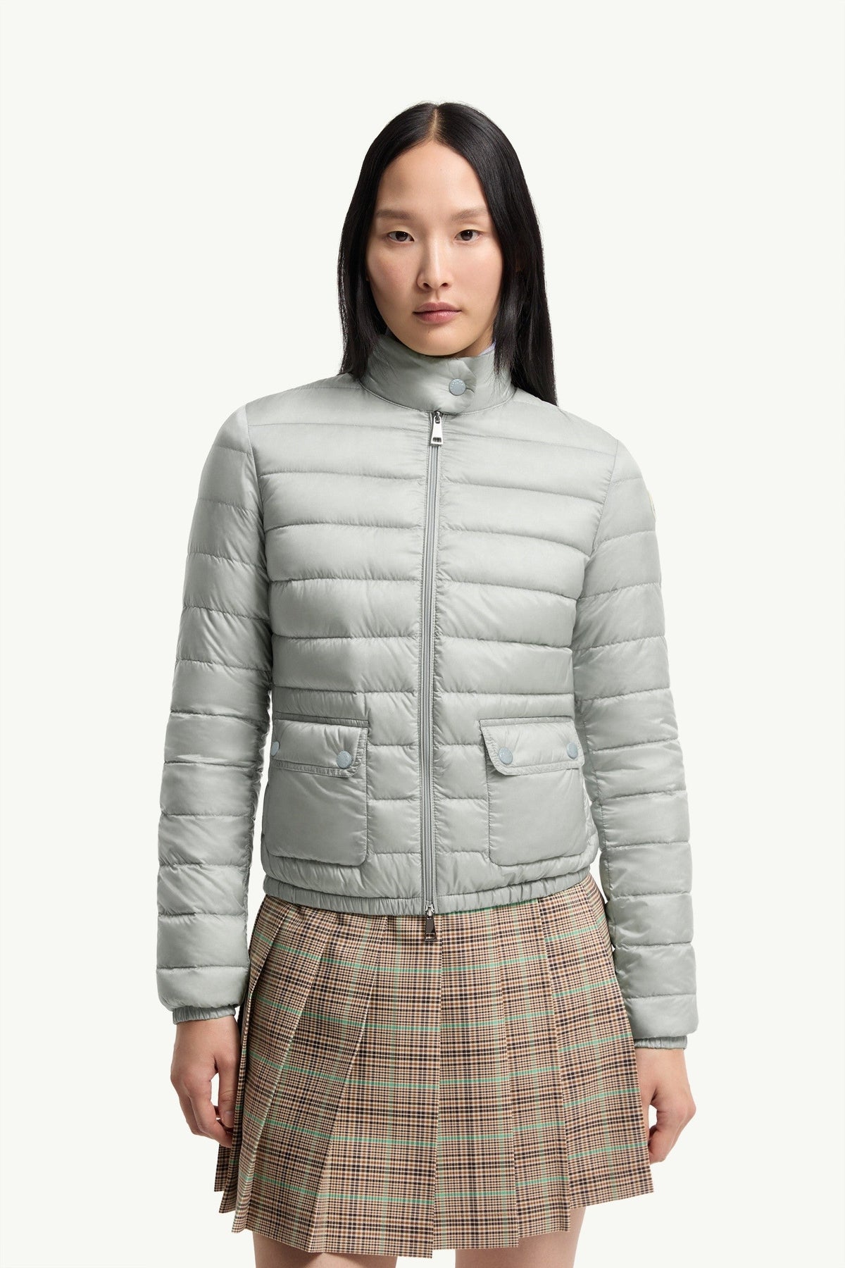 Doudoune courte Lans repliable - Gris