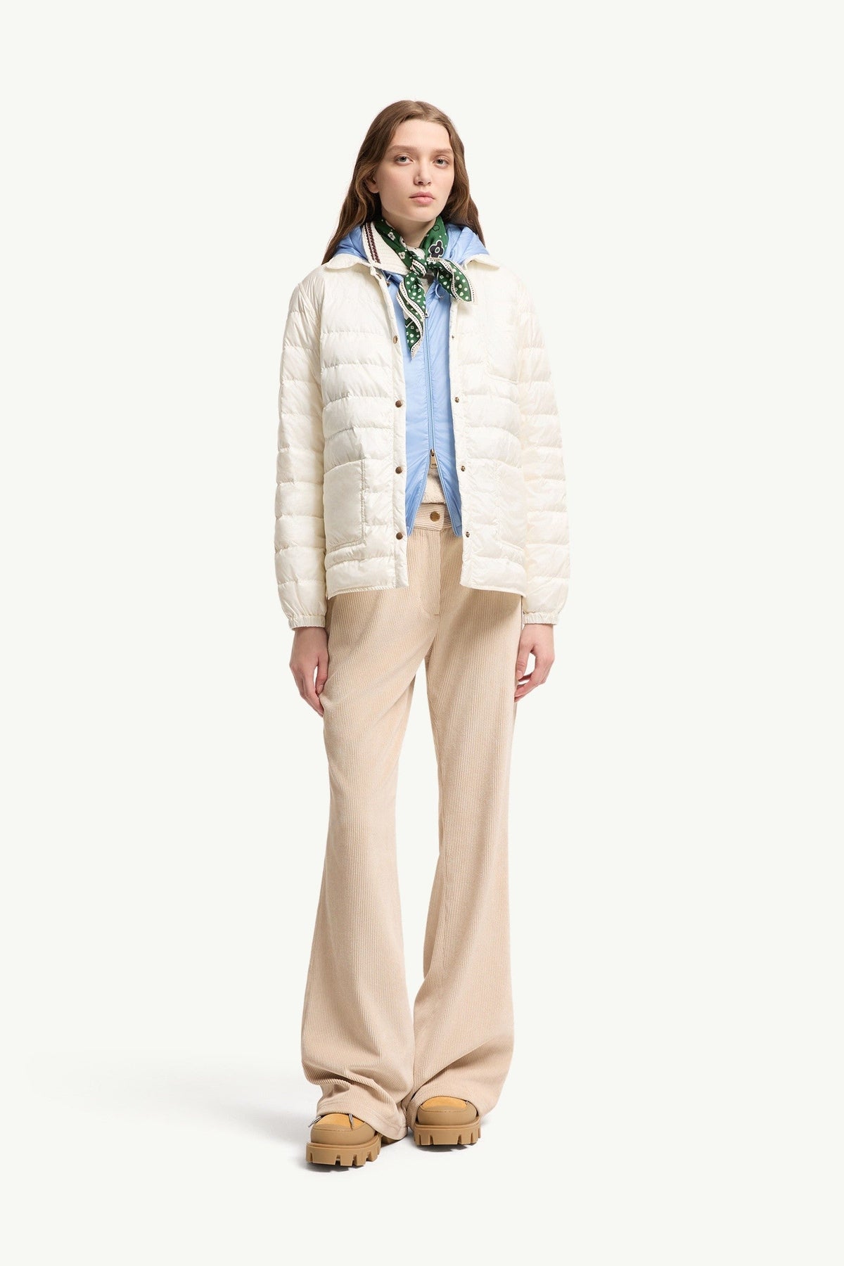 Doudoune-chemise Fouine - Blanc