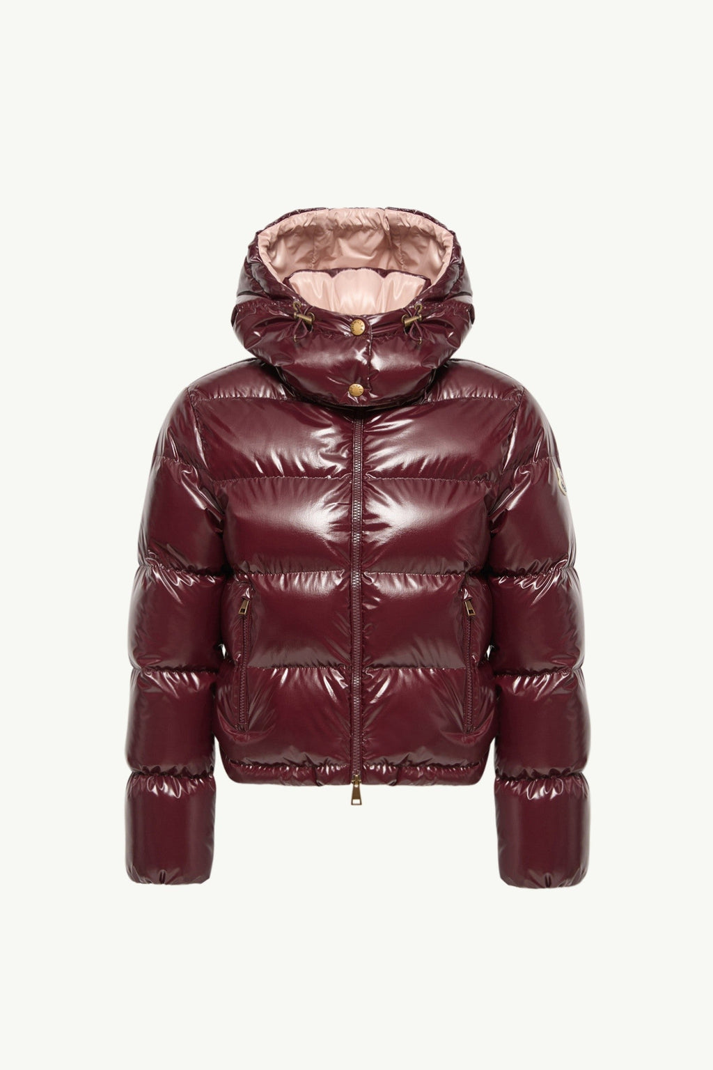 Doudoune courte en nylon Niveole - Bordeaux