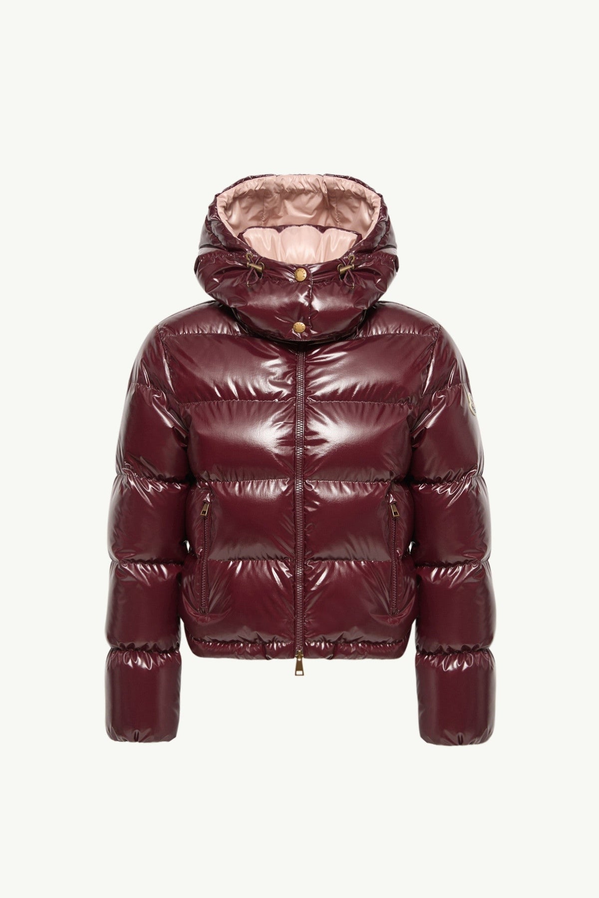Doudoune courte en nylon Niveole - Bordeaux