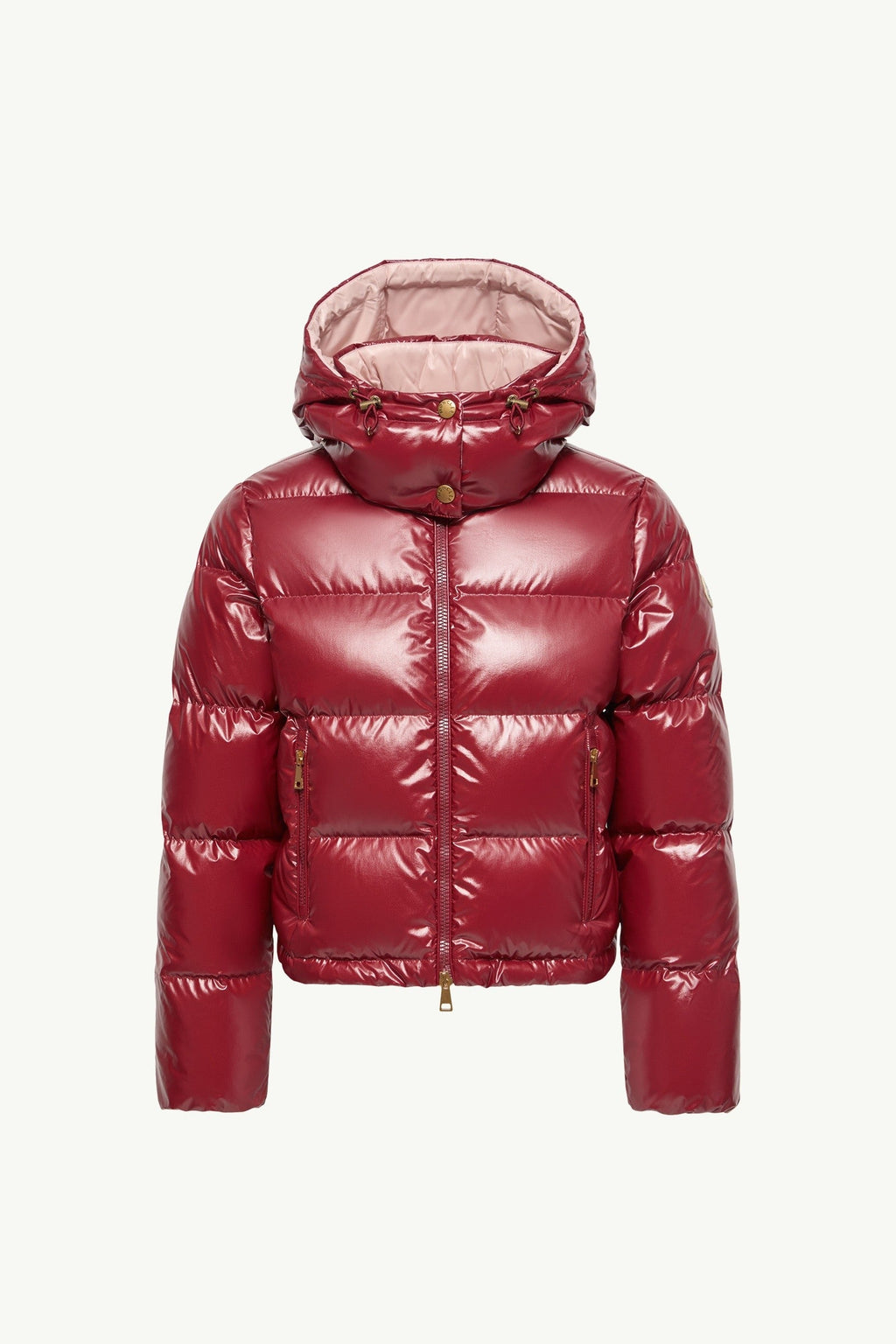Doudoune courte en nylon Niveole - Rouge rubis