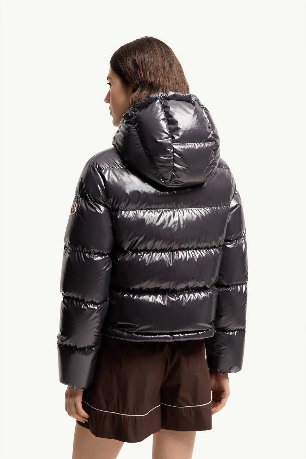 Doudoune courte en nylon Niveole - Bleu marine