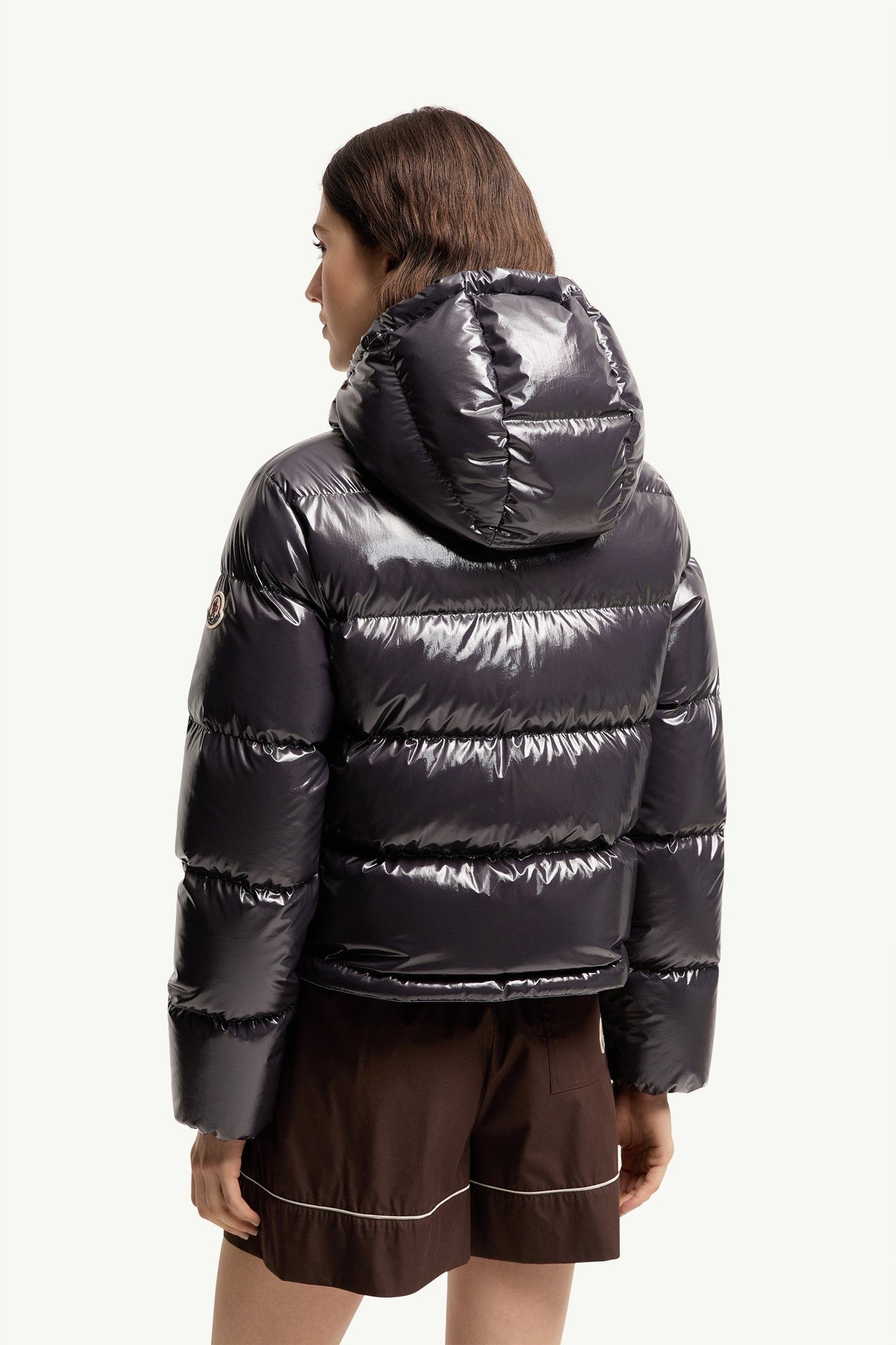 Doudoune courte en nylon Niveole - Bleu marine
