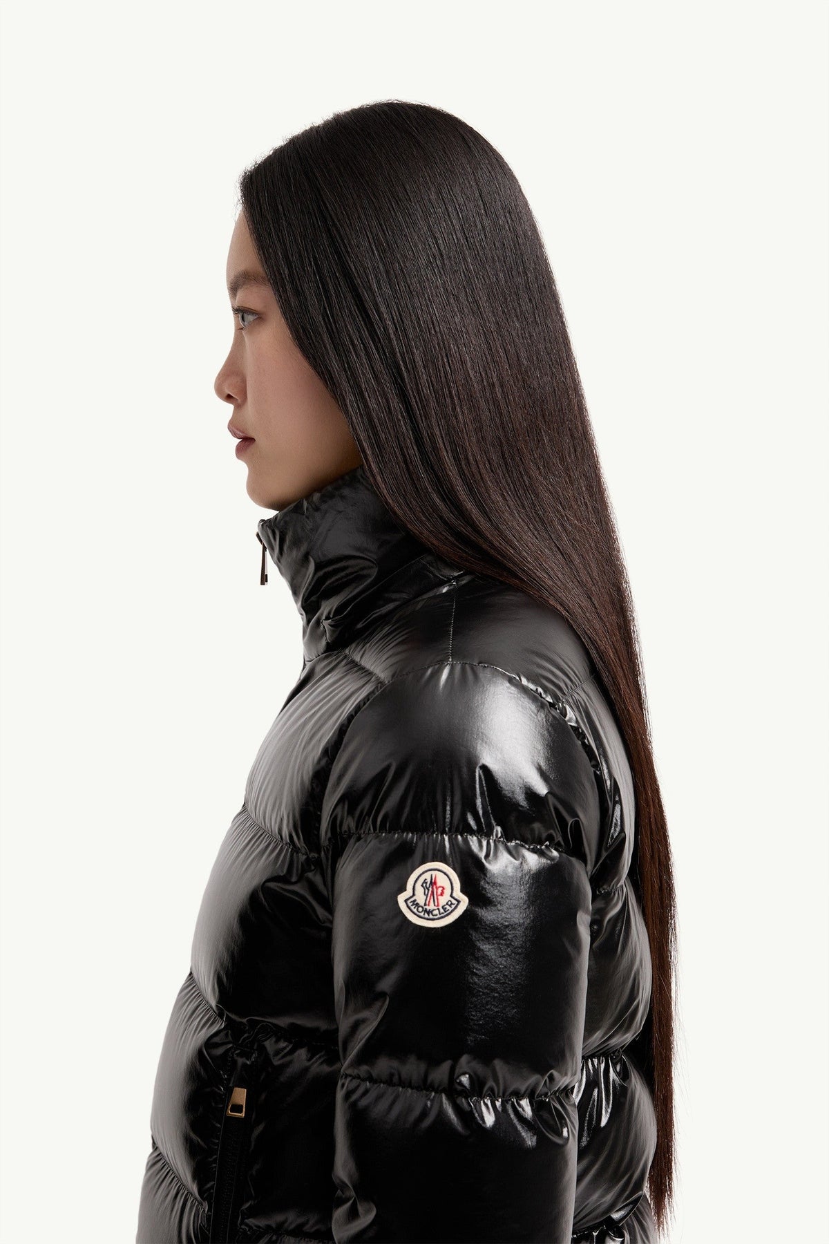 Doudoune courte en nylon Niveole - Noir