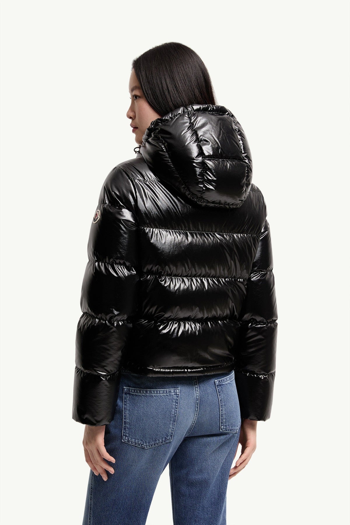 Doudoune courte en nylon Niveole - Noir