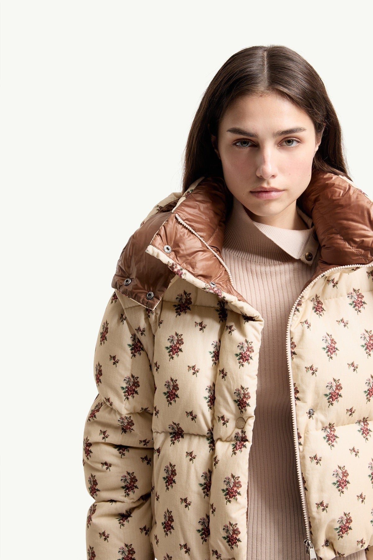 Doudoune à capuche 2-en-1 Torcol - Beige Clair