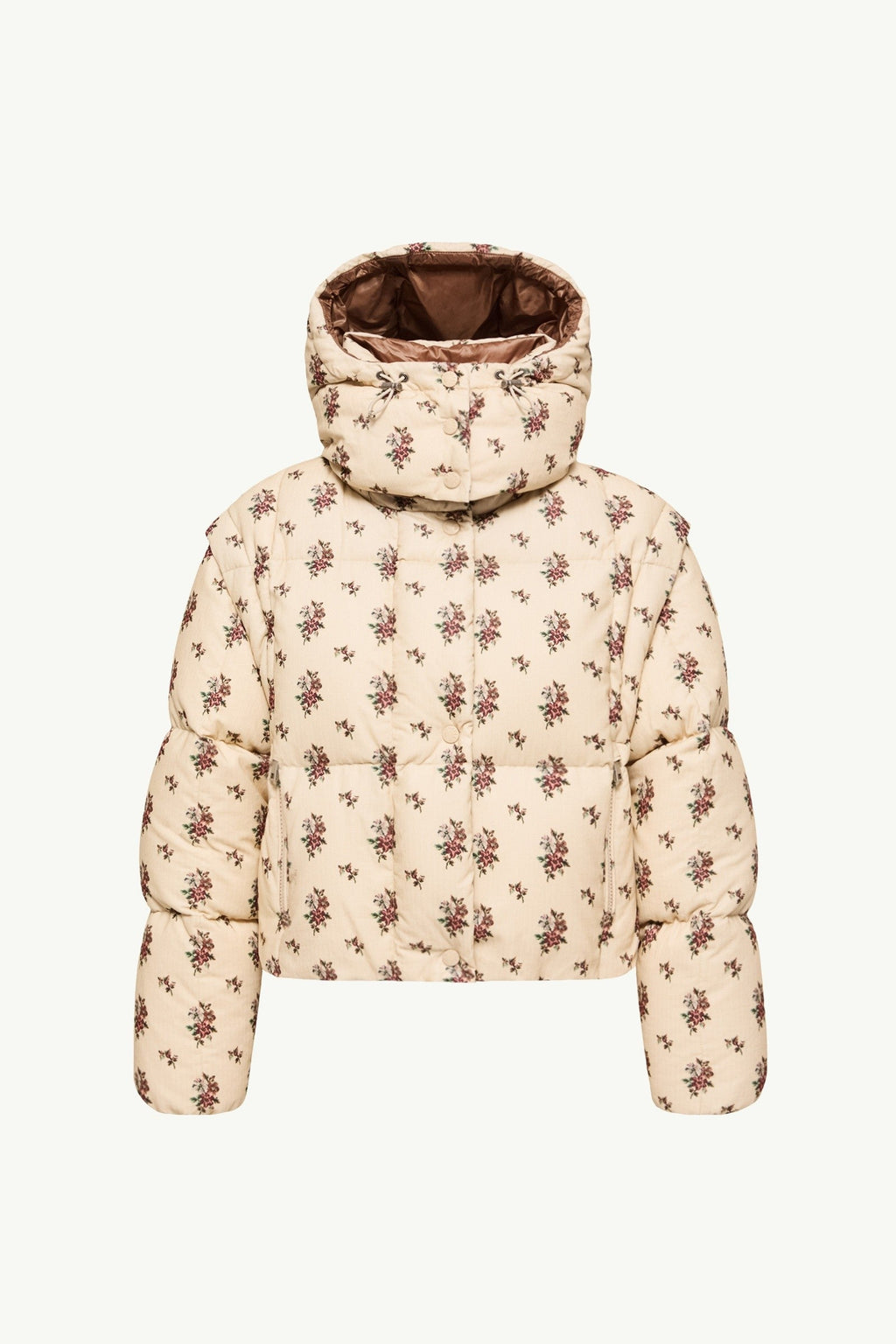 Doudoune à capuche 2-en-1 Torcol - Beige Clair