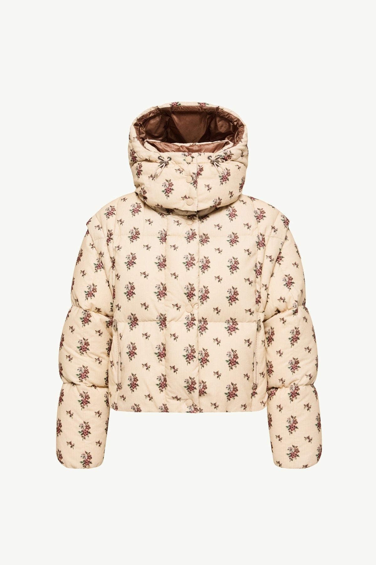 Doudoune à capuche 2-en-1 Torcol - Beige Clair
