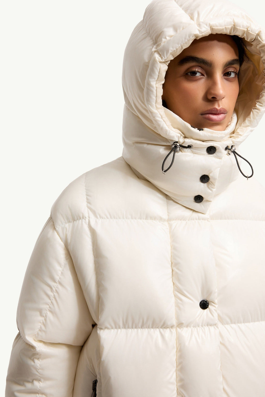 Doudoune courte à capuche Parana - Blanc