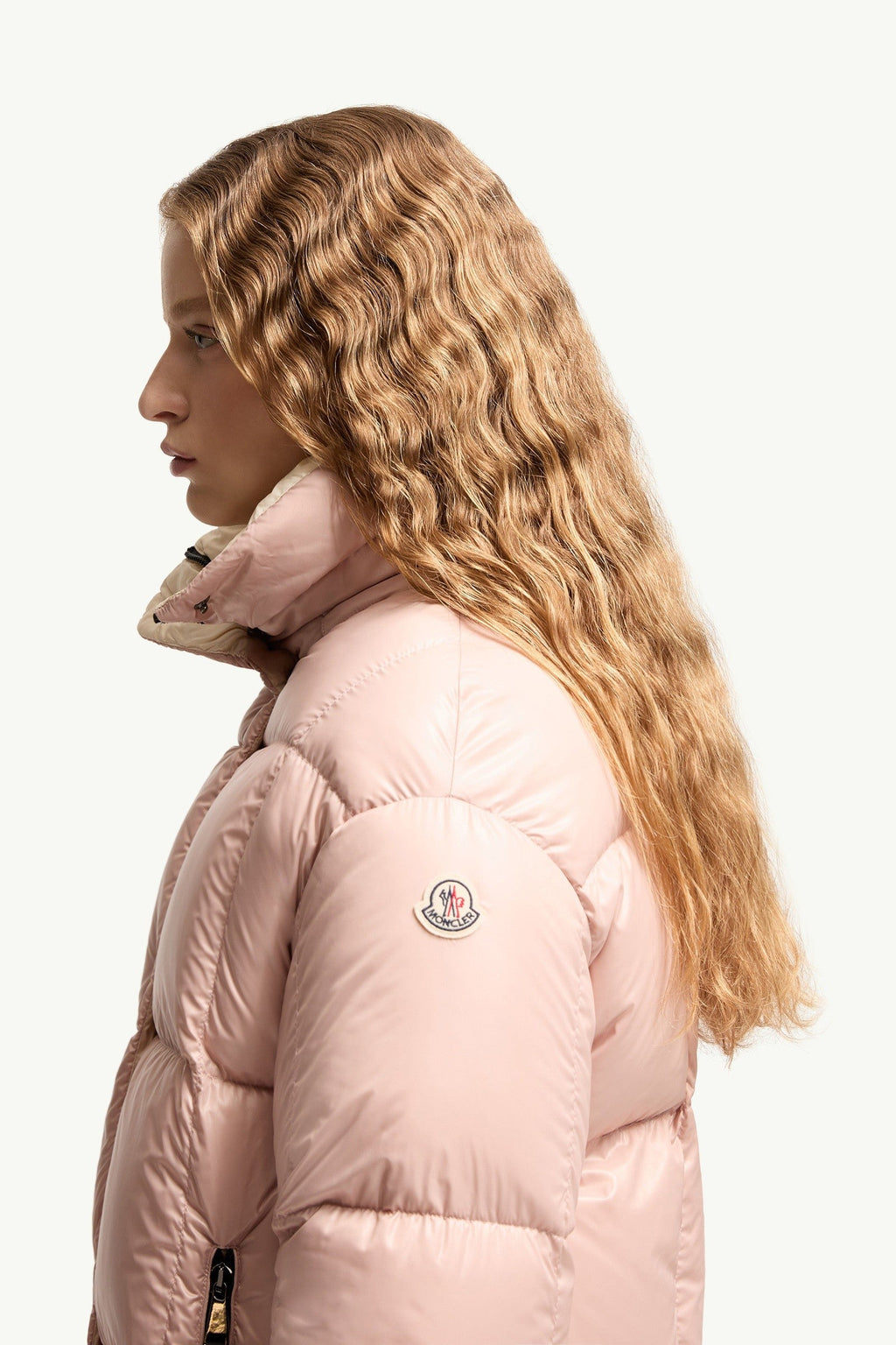 Doudoune courte à capuche Parana - Rose Clair