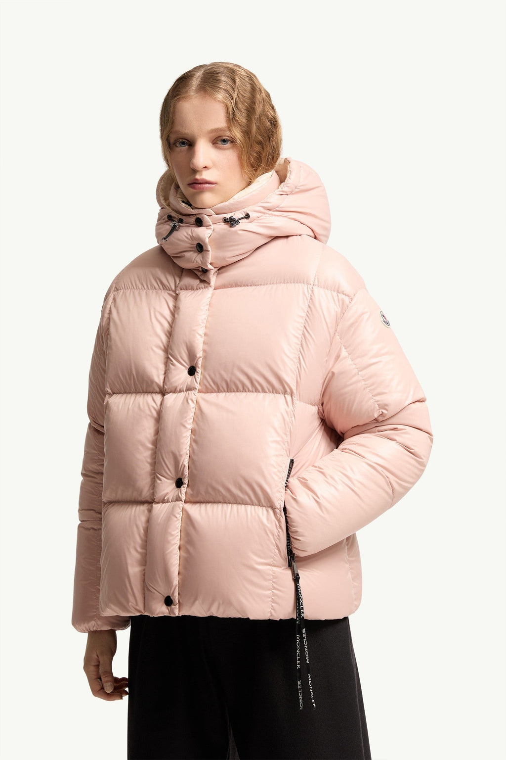 Doudoune courte à capuche Parana - Rose Clair